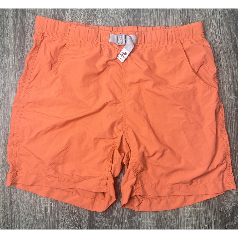 Gramicci G-Shorts Mens S Gorpcore Nylon Belted Relaxed Rust Orange Hiking